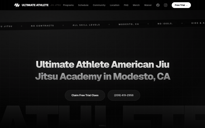 ultimateathletejiujitsu.com desktop