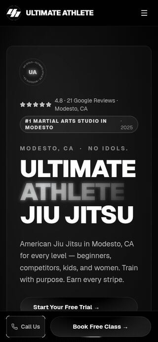 ultimateathletejiujitsu.com mobile