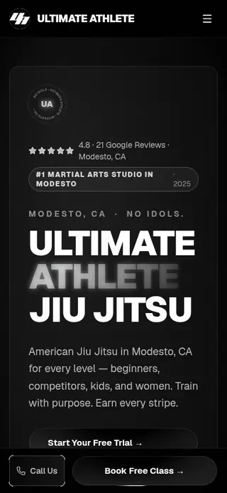 ultimateathletejiujitsu.com mobile